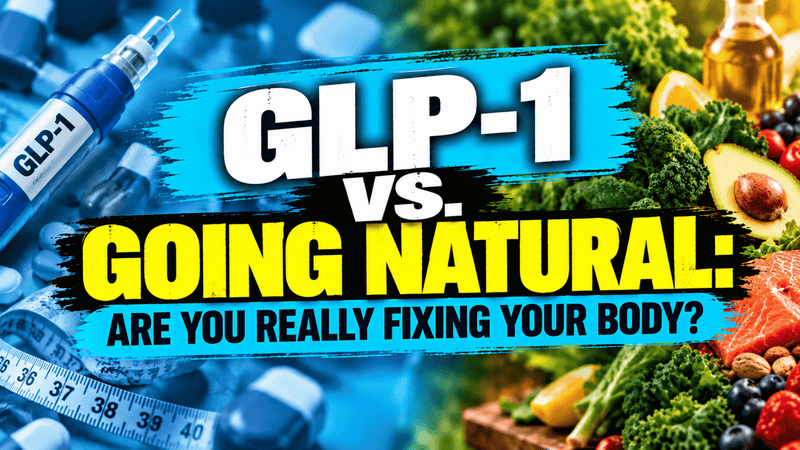 GLP-1 Drugs vs. Going Natural: Are You Really Fixing Your Body?