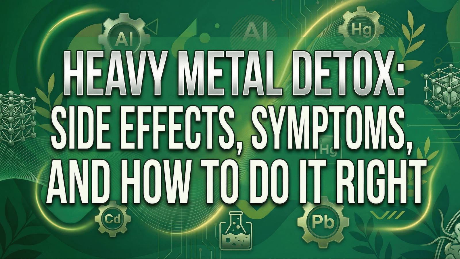 Heavy Metal Detox: Side Effects, symptoms, And How to do it right