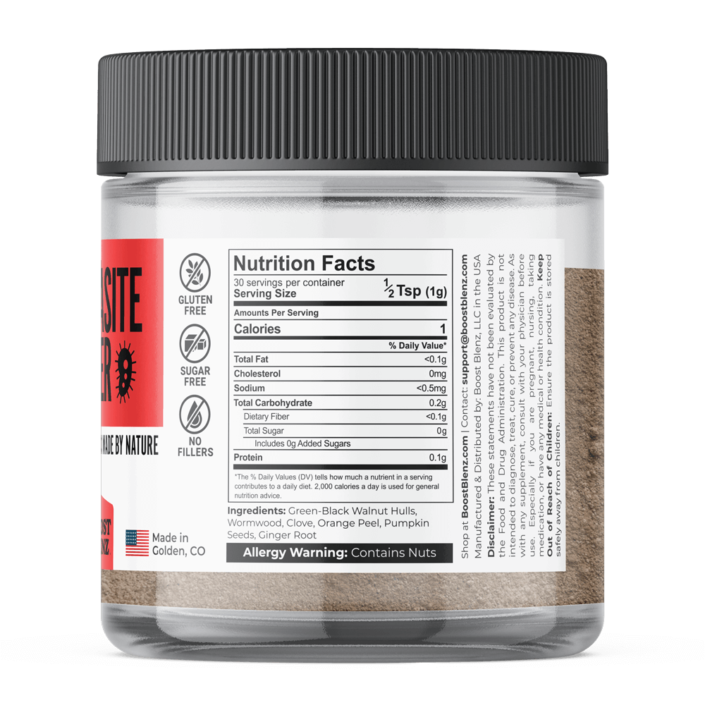 Parasite Detox Ingredients