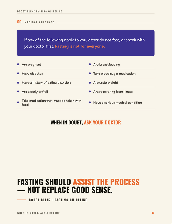 Fasting Isn't For Everyone