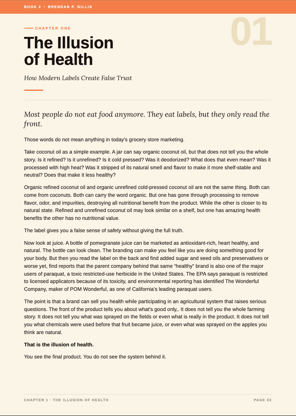 Chapter 1 - The Illusion of Health