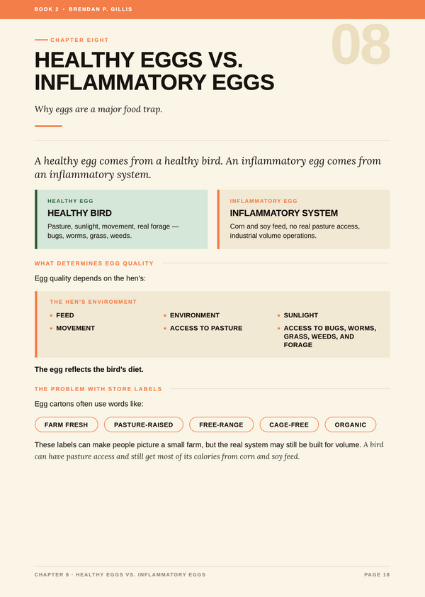 Chapter 8 - Healthy Eggs vs. Inflammatory Eggs