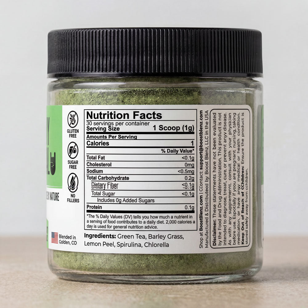 Heavy Metal Detox supplement label and directions