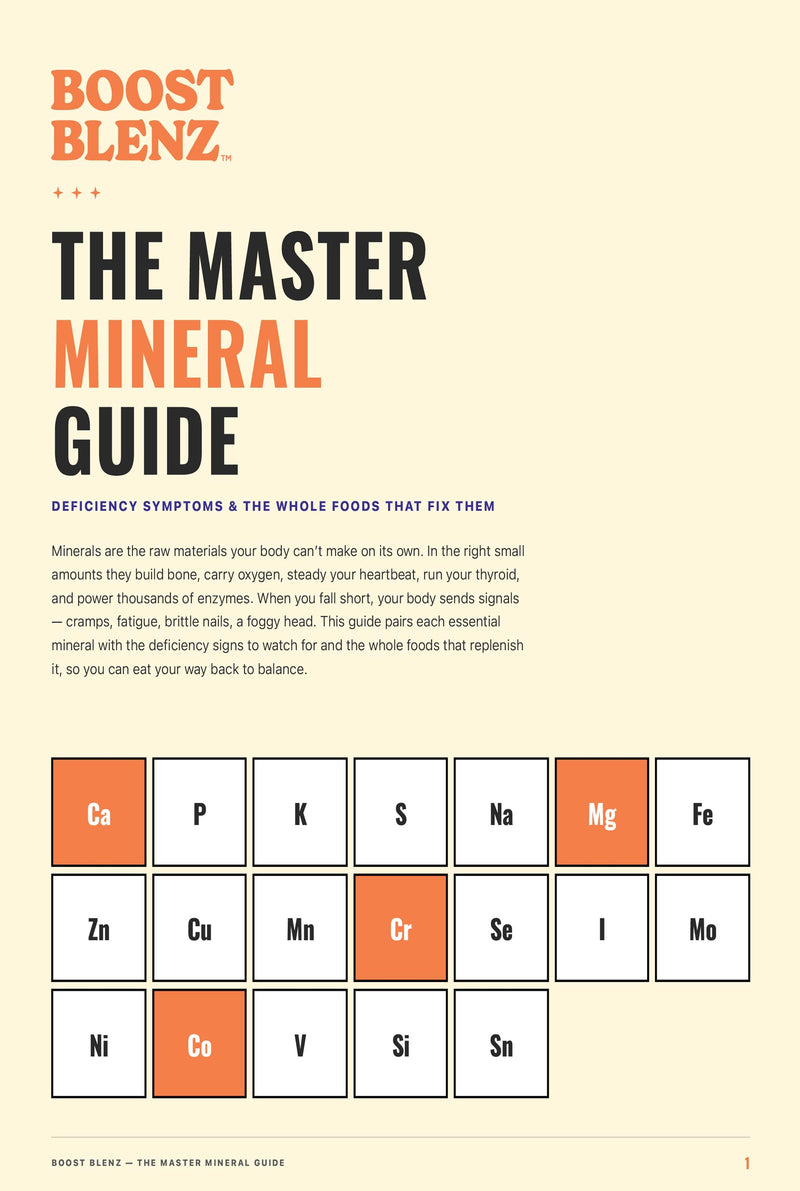 Master Mineral Guide